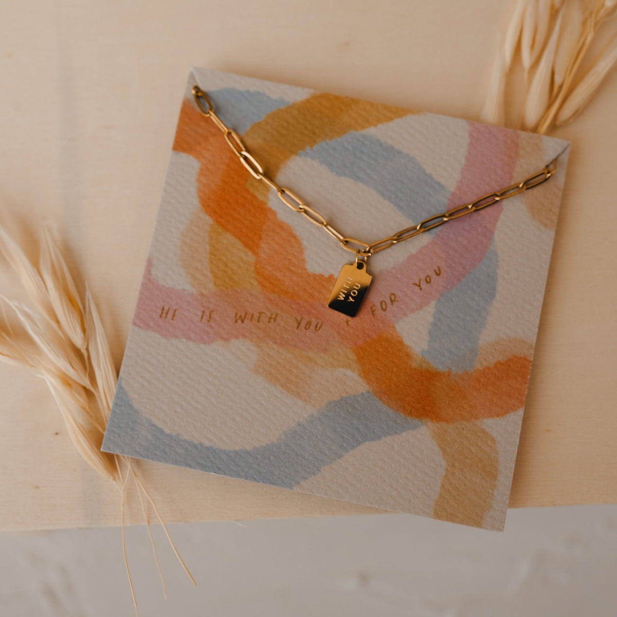 With You Tag Necklace