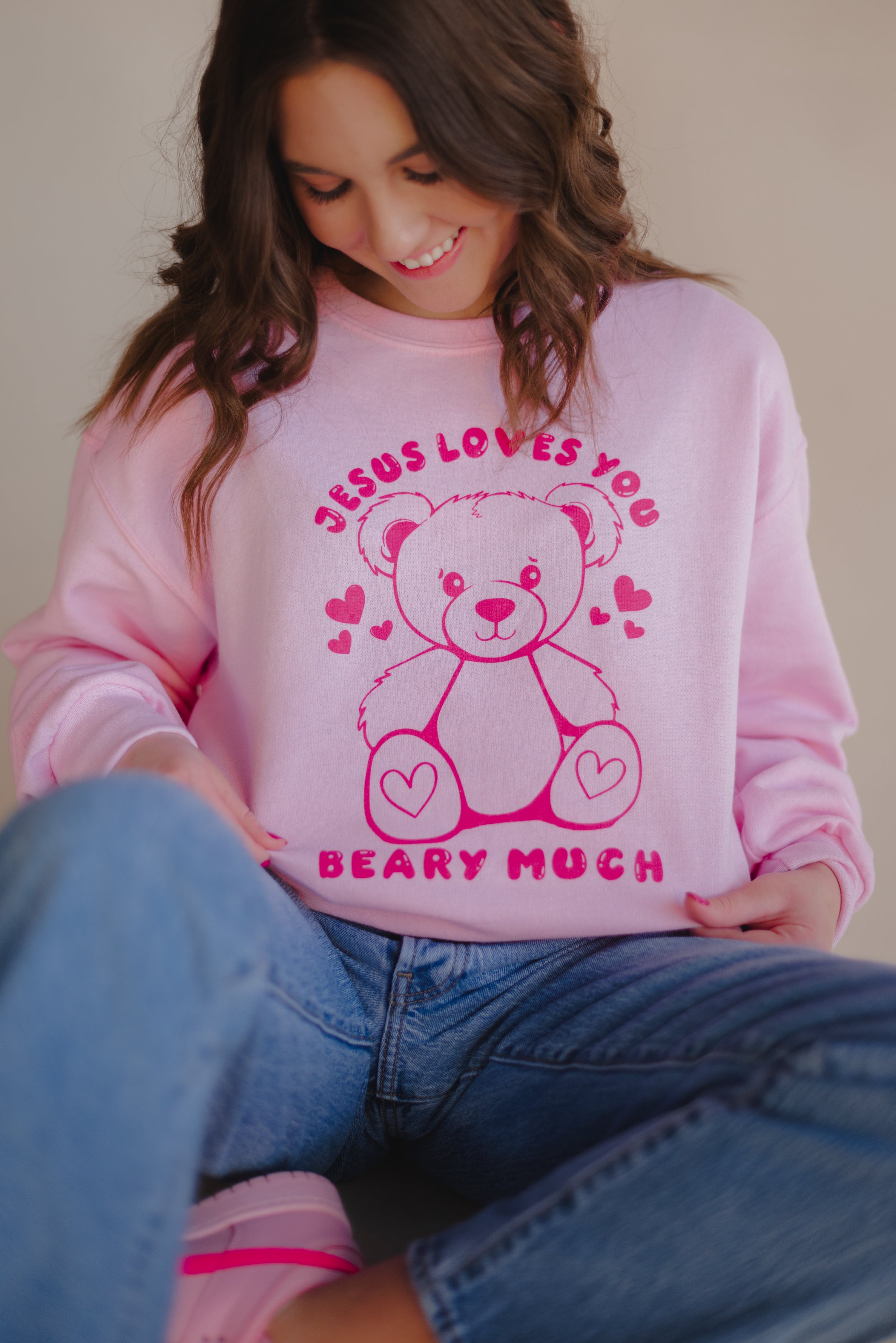 Jesus Loves You Beary Much Pullover