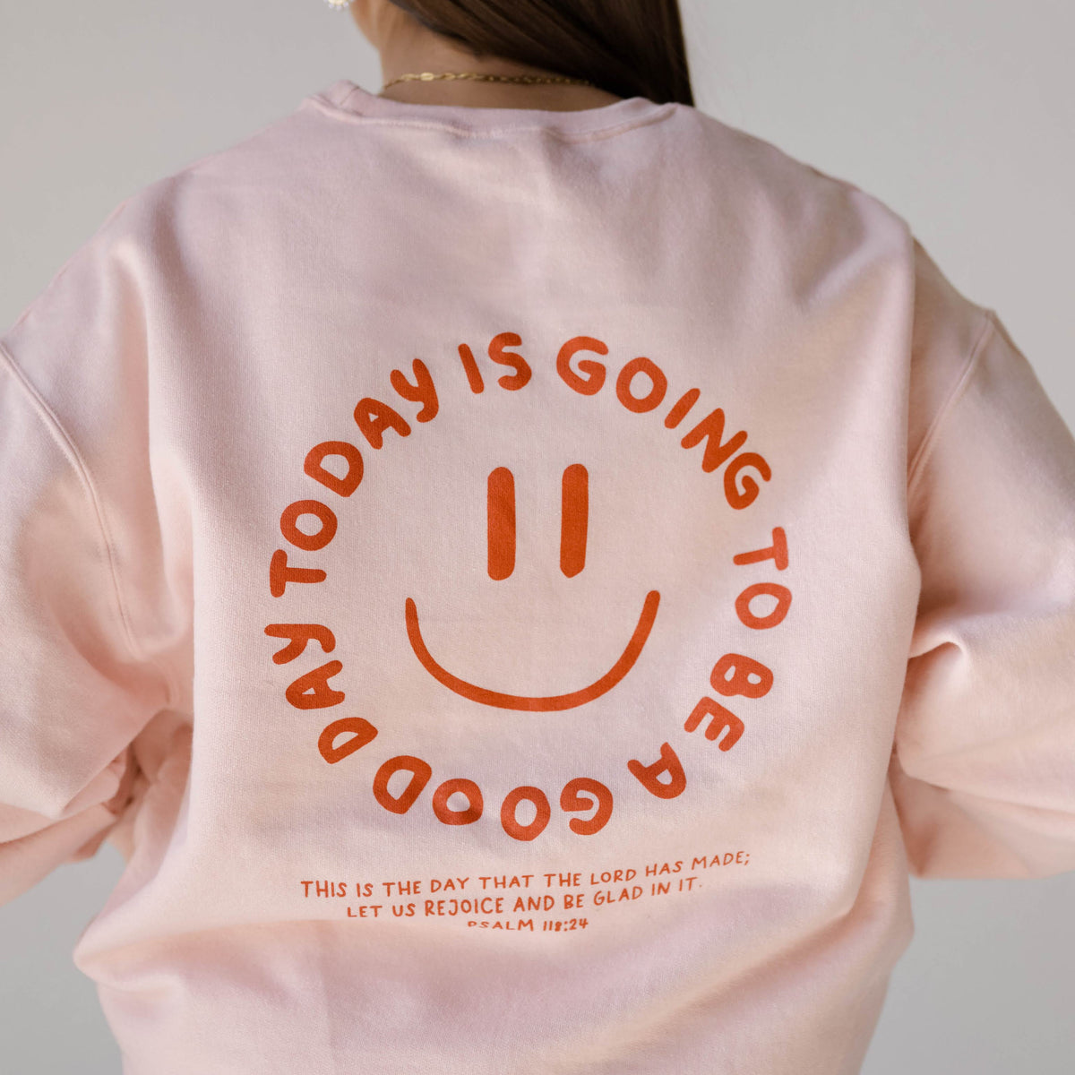 Good Day Pullover- Blush