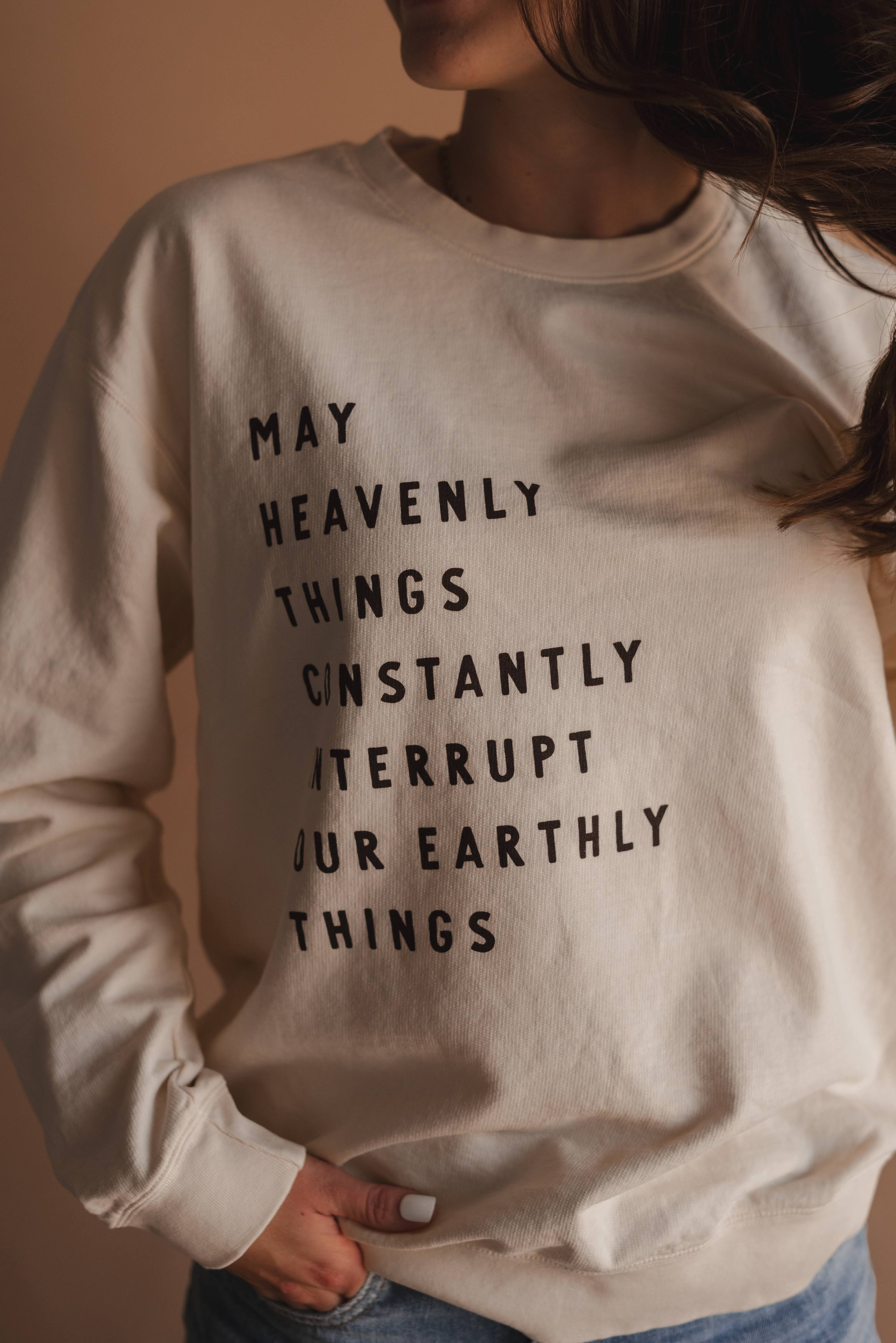 Heavenly Things Pullover- Ivory