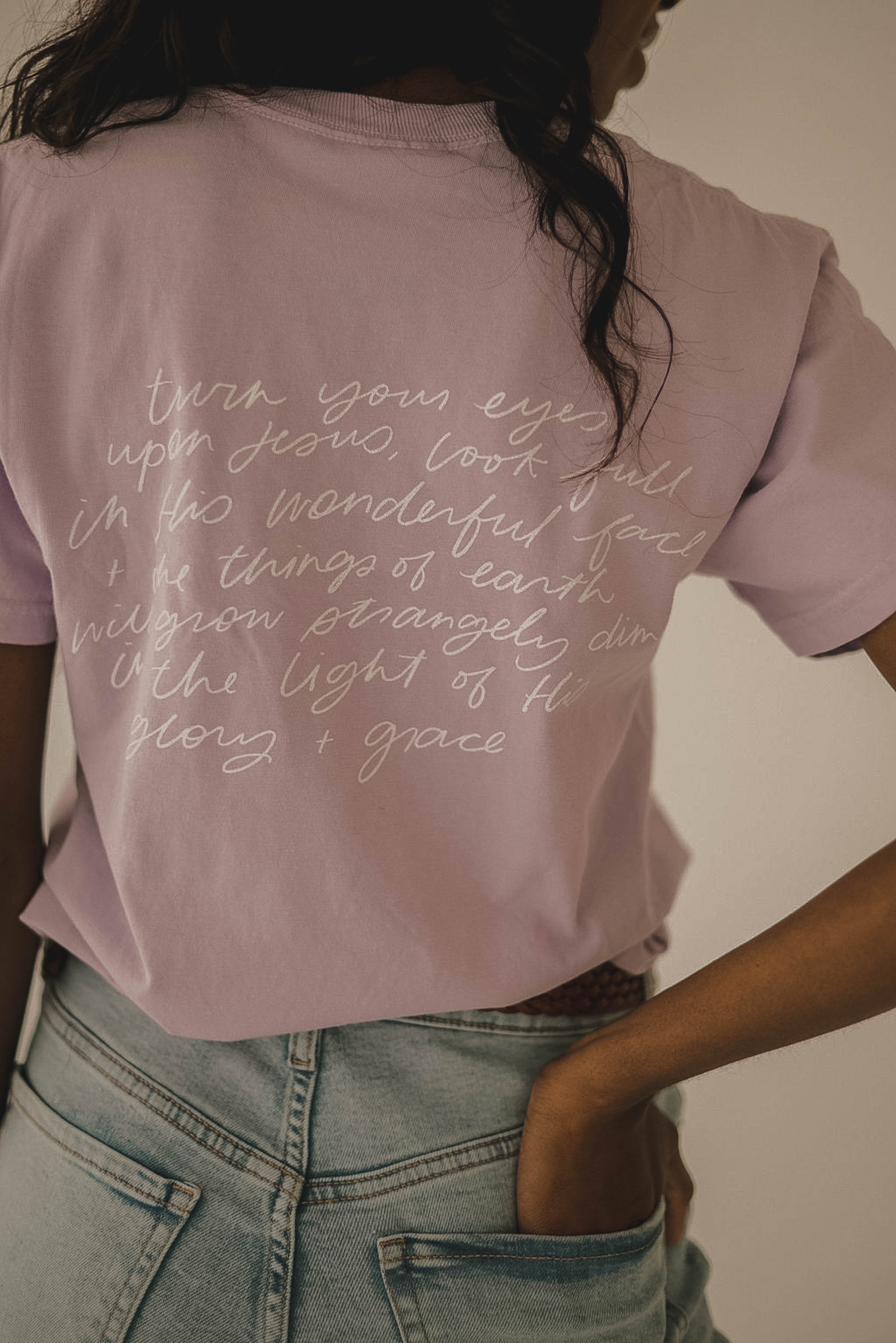 Glory + Grace Tee- Orchid