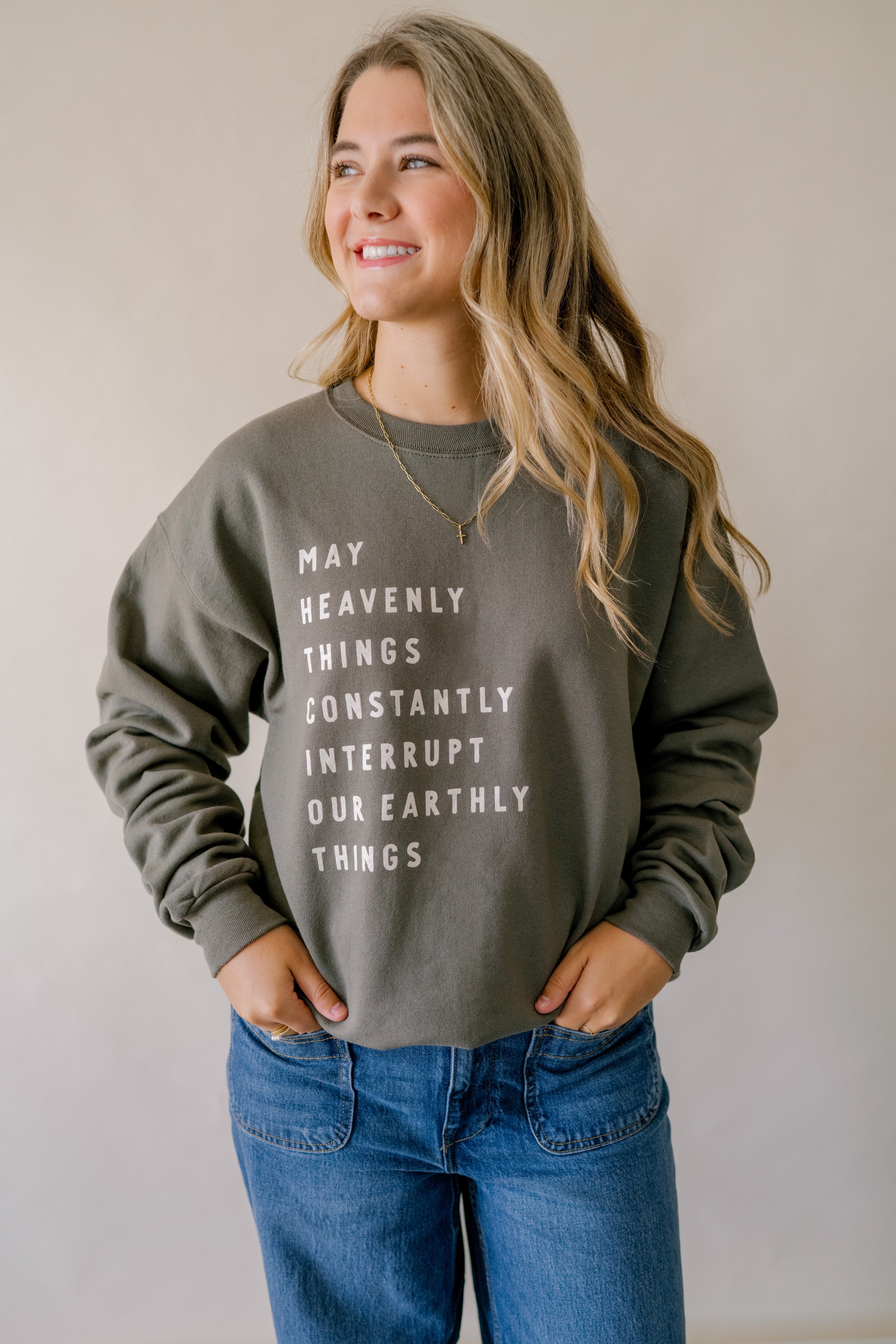Heavenly Things Pullover - Oakmoss