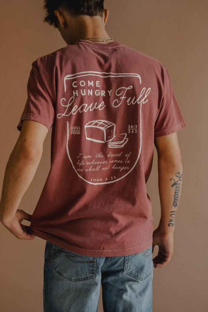 Daily Bread Tee- Brick