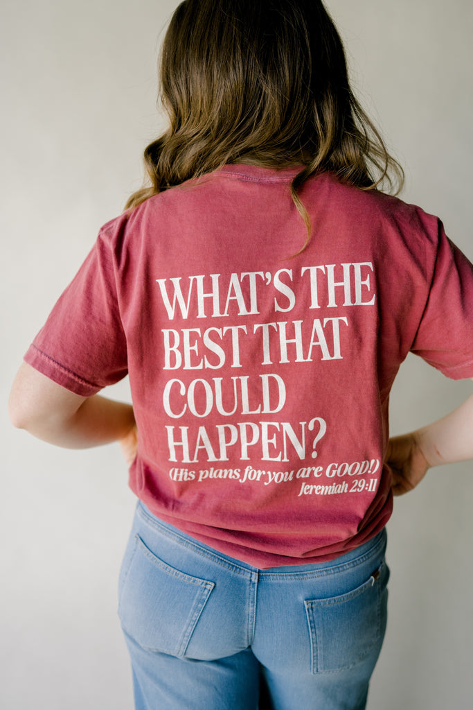 The Best Is Yet To Come Tee - Brick