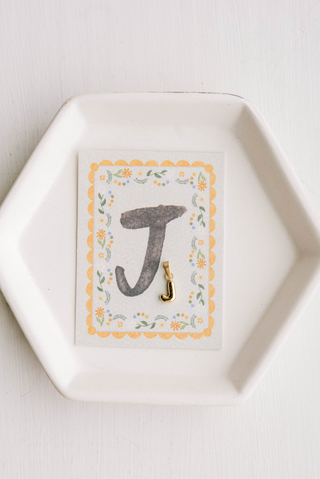 J - Letter Charm