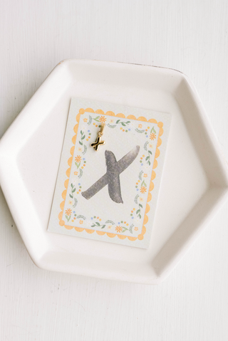 X - Letter Charm