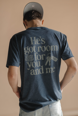 He's Got Room Tee - Mens
