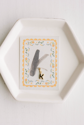 K - Letter Charm