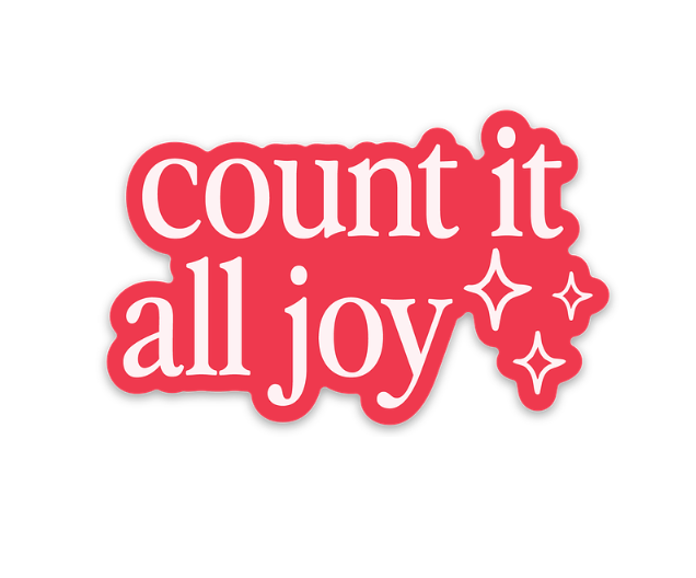 Count It All Joy Sticker