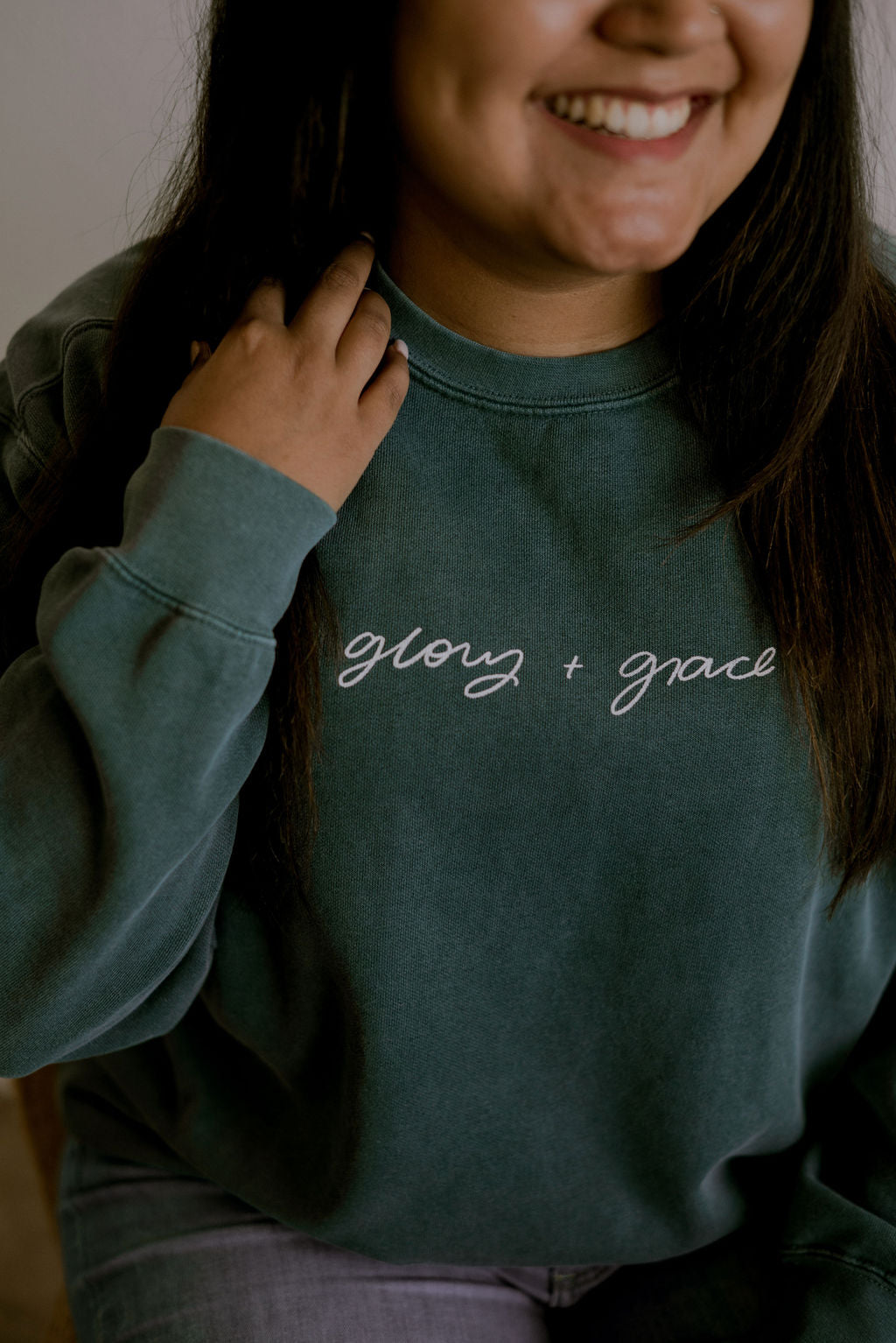 Glory + Grace Pullover - Spruce
