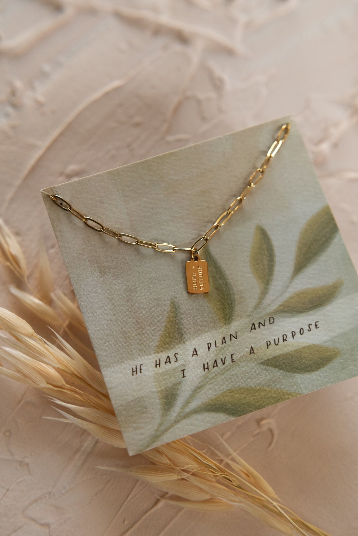 Hope + Future Tag Necklace – Dear Heart