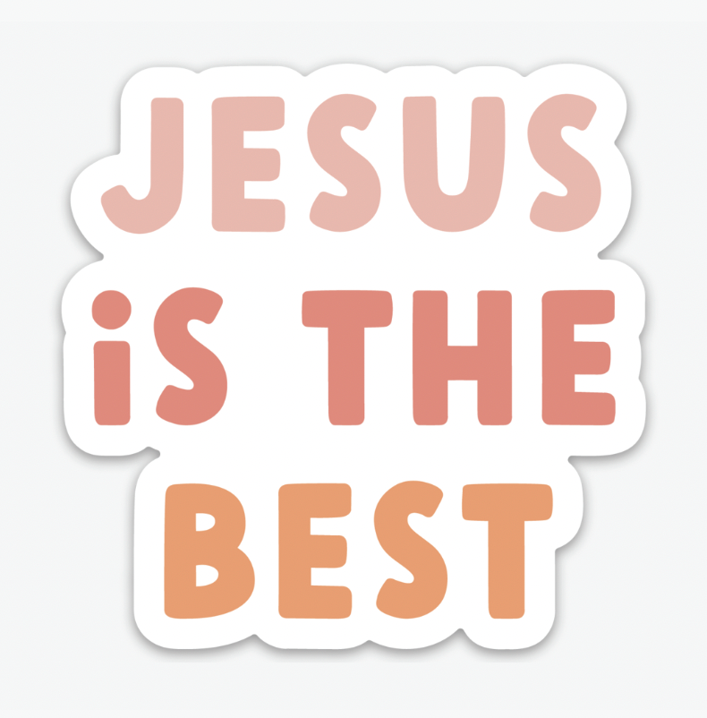 Jesus Is The Best Sticker